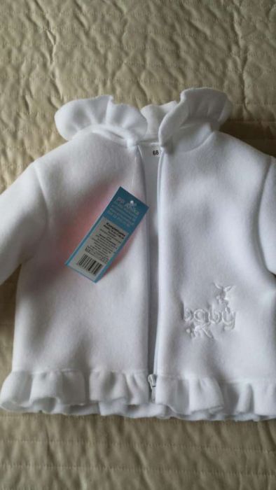 Komplet Ubranko do chrztu rozm.68 nowe 2 częściowe Rumia