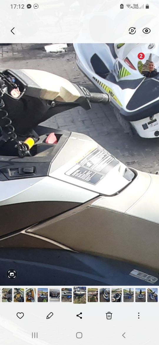 Klapka chowa schowek zamek seadoo rxt as is gtx skuter wodny czesci