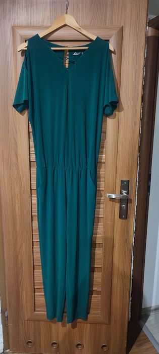 Piękny kombinezon Missil rozm L-Xl . Butelkowa zieleń