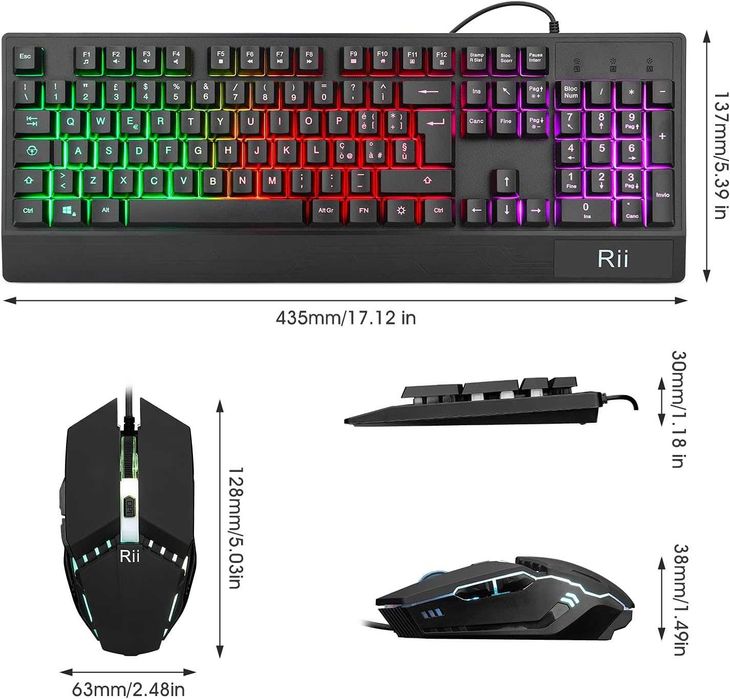 Teclado + Rato Gaming NOVOS