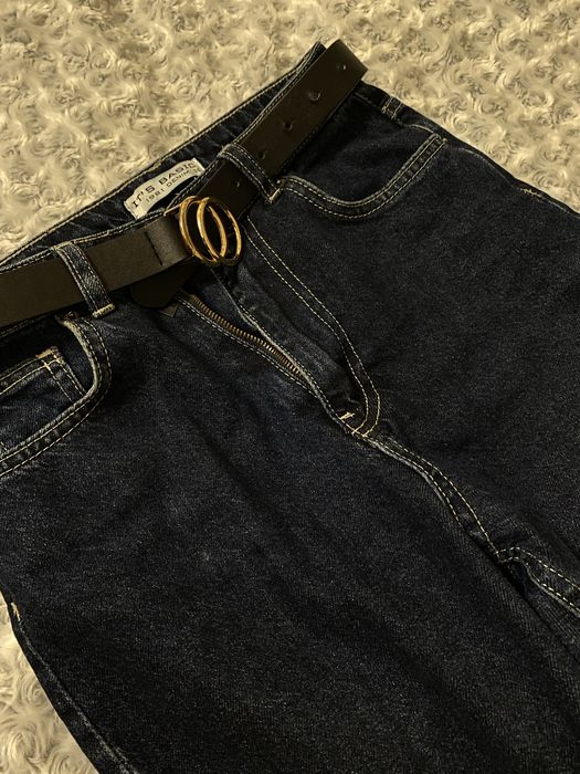 Джинси мом синього кольору нові