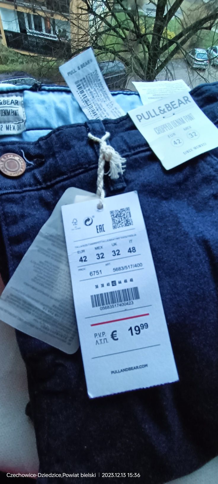 Sprzedam spodnie damskie jeansy Pull & Bear nowe z metką 42 r