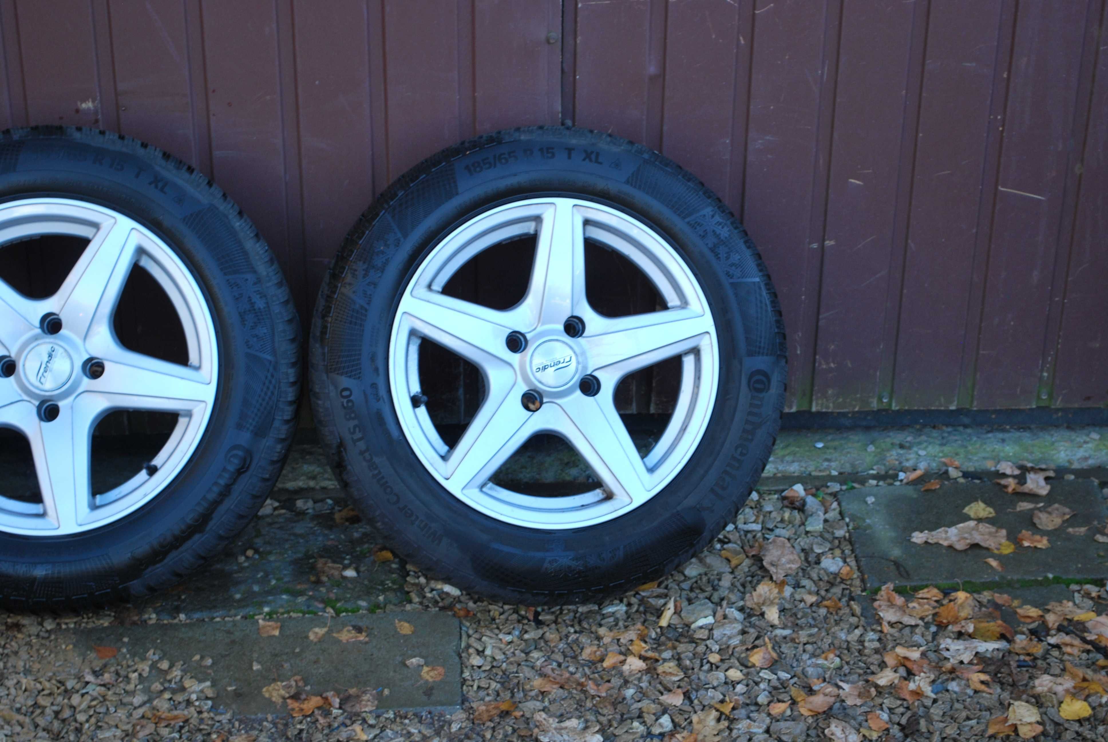 Koła 185/65 R15 4x108 ALufelgi + opony zimowe 7mm Hyundai Peugeot Kia