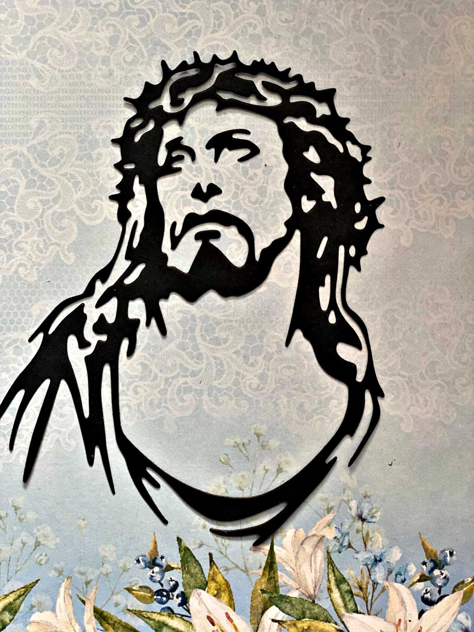 Wykrojnik JEZUS w koronie cierniowej   *Wielkanoc*