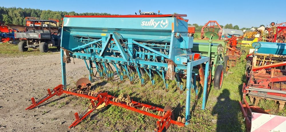 Siewnik zbożowy Sulky  Amazone hasia monosem brona wirowa agregat