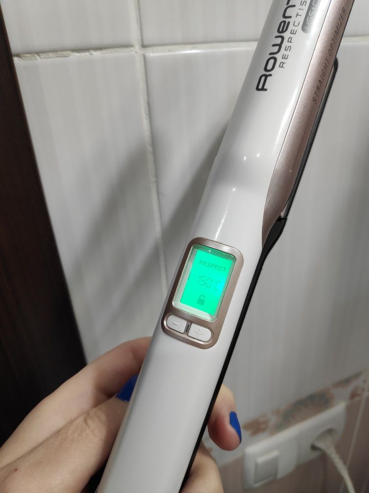 Випрямляч для волосся rowenta respectissim liss & curl утюжок