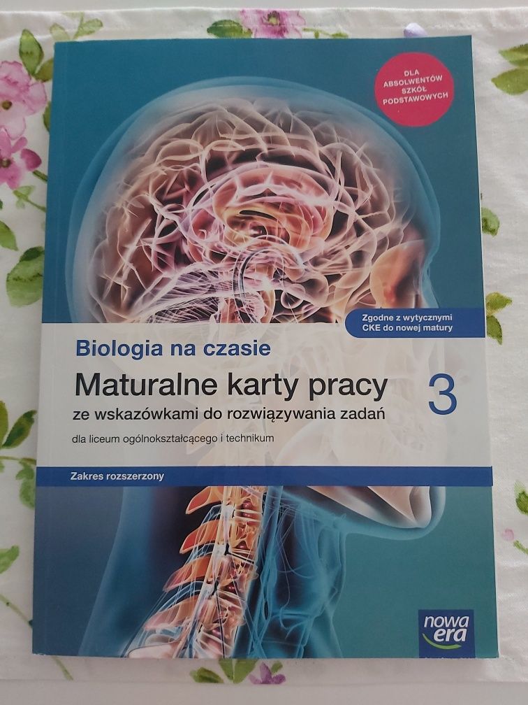 Sprzedam maturalne karty pracy 3 biologia rozszerzona