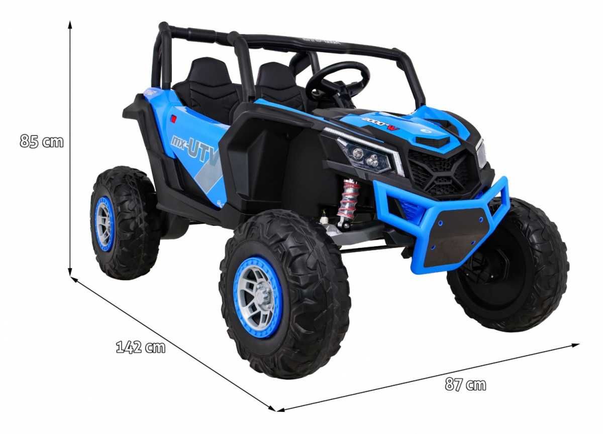 Auto autko samochód Pojazd Buggy UTV-MX 4x4 240W na akumulator