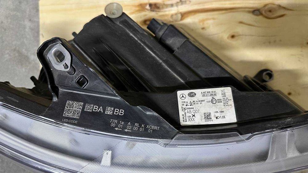 Фары Фари Фара Mercedes W447 Full led Vito мерседес вито віто V-КЛАСУ