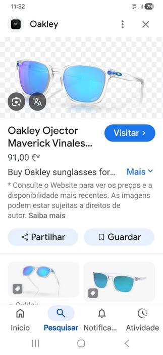 Lentes originais oakley maverik vignales