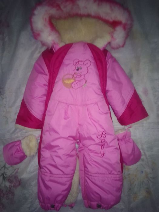 Зимние комбинезоны, куртки зимови  комбінезони для дівчаток