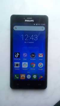Смартфон Filips S-326, екран 5" , LTE справний + подарунок  телефон