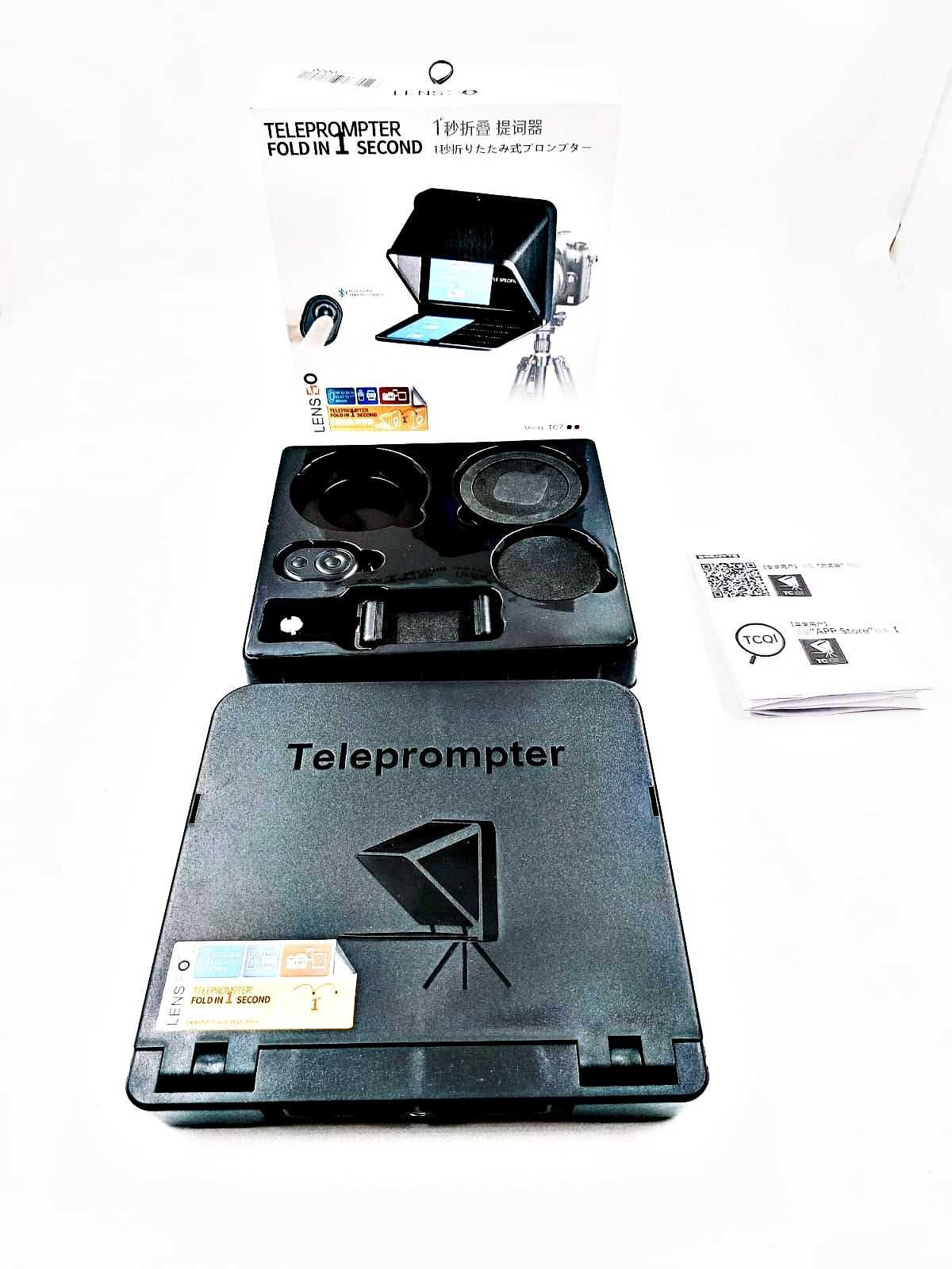 Teleprompter LENSGO TC7 8" Tablet iPad Smartfon DSLR Vlog Live