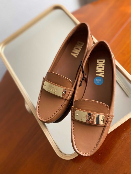 Мокасины женские DKNY Donna Karan оригинал 39р. экокожа