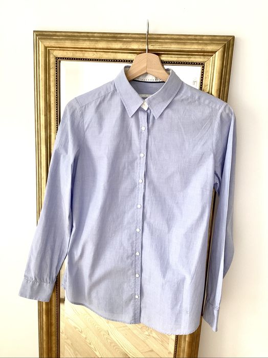 Massimo Dutti Elegancka błękitna koszula rozmiar M 38