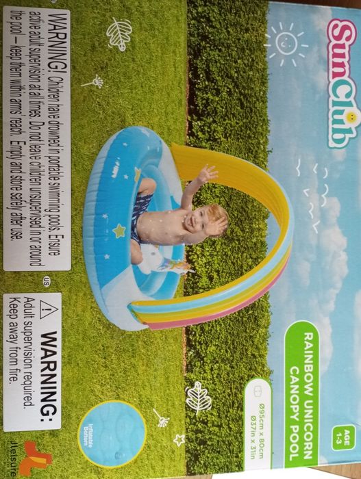 Nowy basenik dmuchany