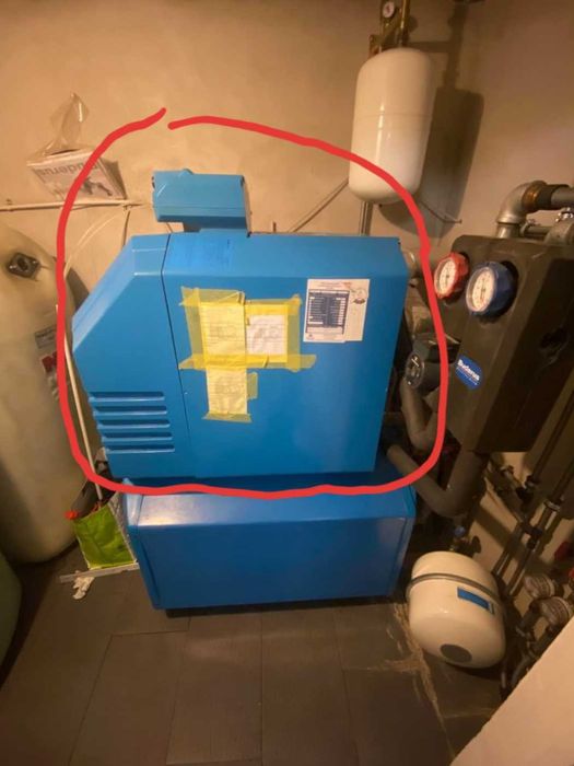 Caldeira de aquecimento central a gasóleo