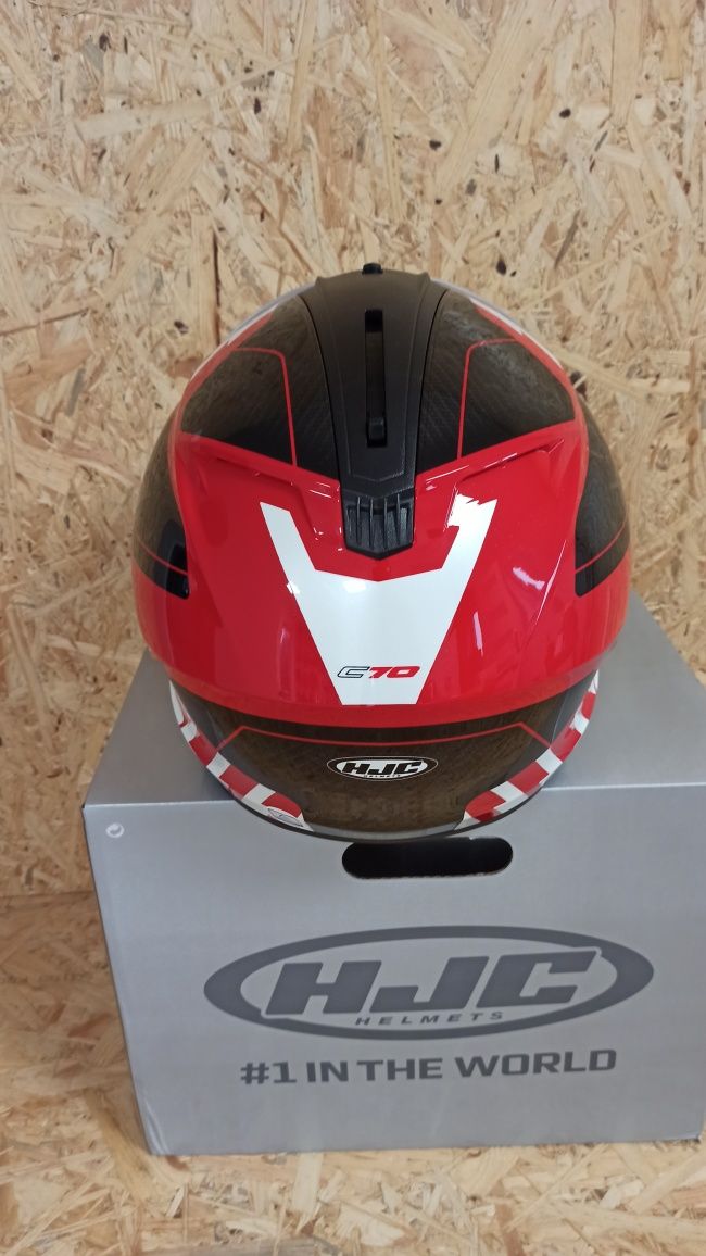 Kask HJC C70 Koro Black/Red/White roz. L