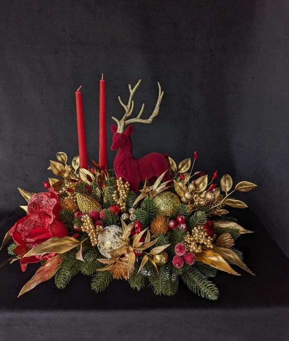 Новорічні композиції до свят (на подарунок) Зимовий новорічний декор