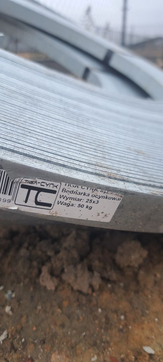 Bednarka ocynk ogniowy 50kg 84m