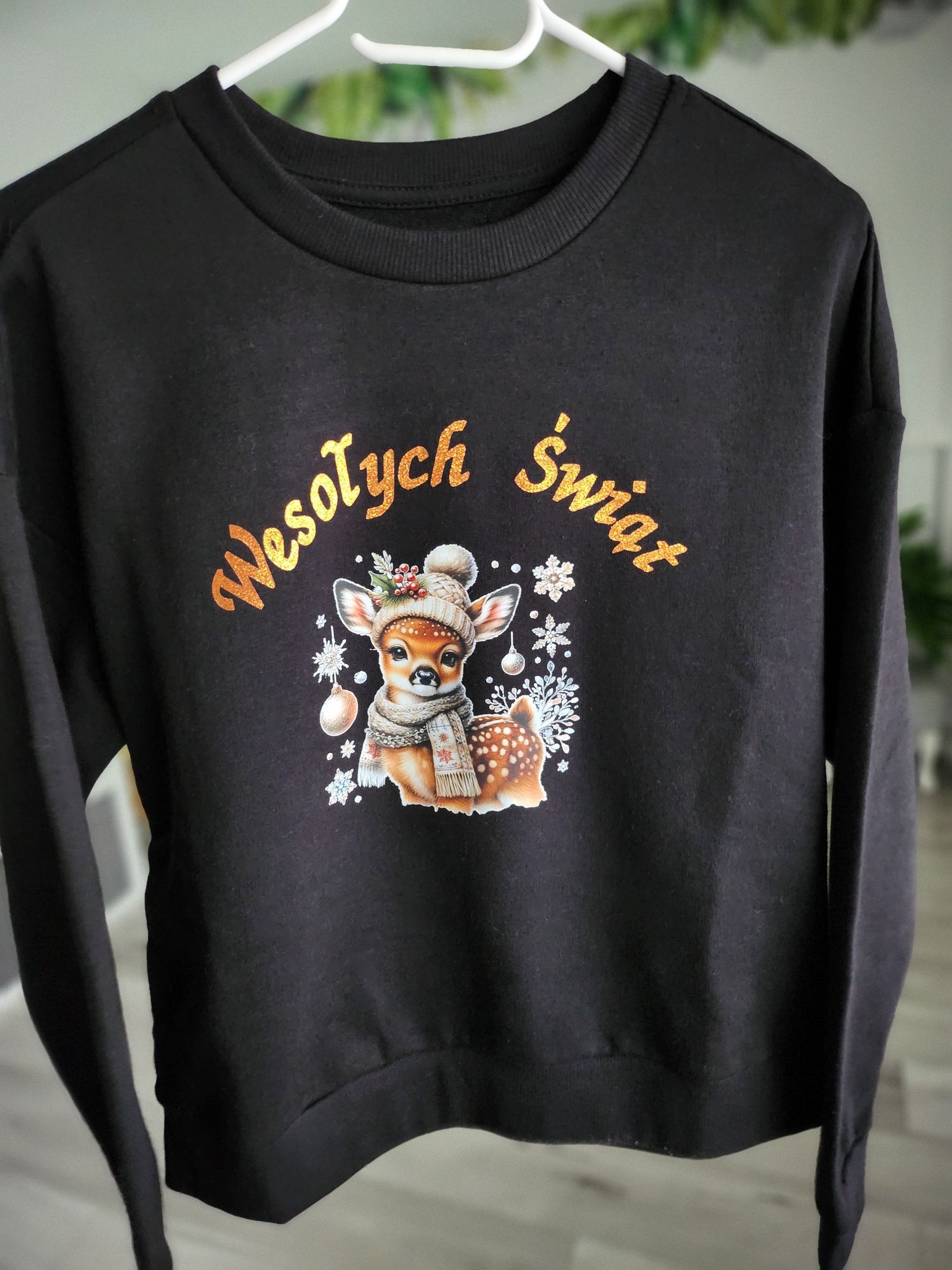 Bluza swiateczna S,M, 152-158