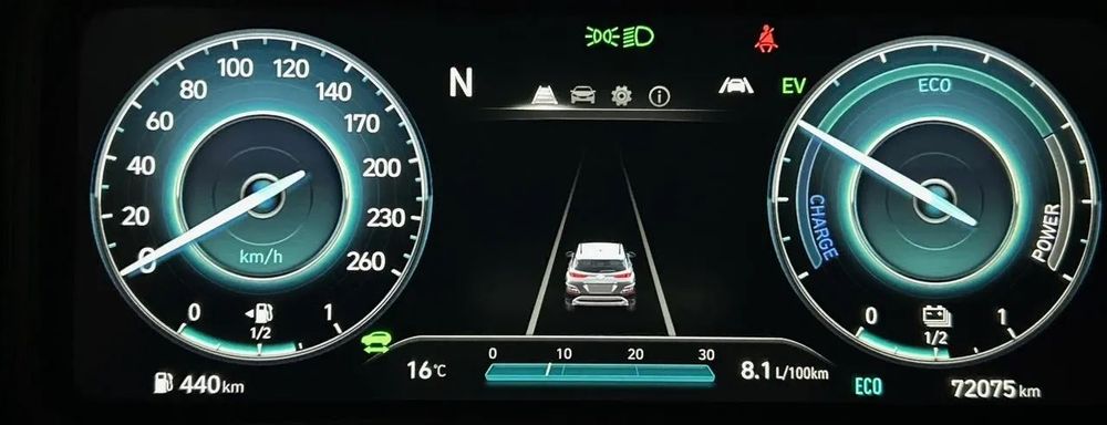 Hyundai Kona Hyundai Kona 1.6 GDI Hybrid Style DCT Salon Polska Gwarancja fabryczna