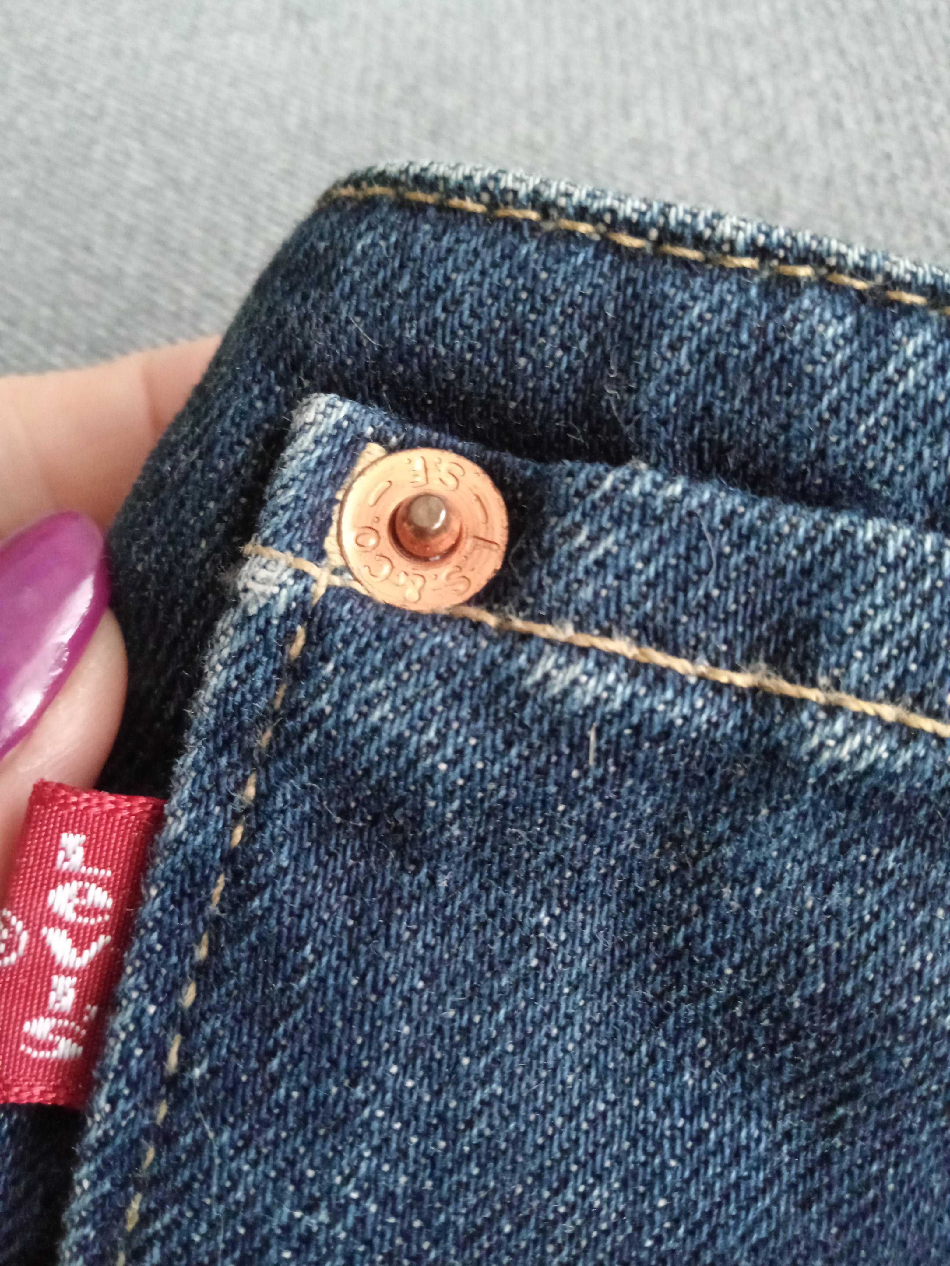 Prosta dżinsowa spódnica jeans ciemny denim