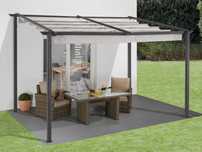 Pergola z rozsuwanym dachem Vivara 300x400 cm