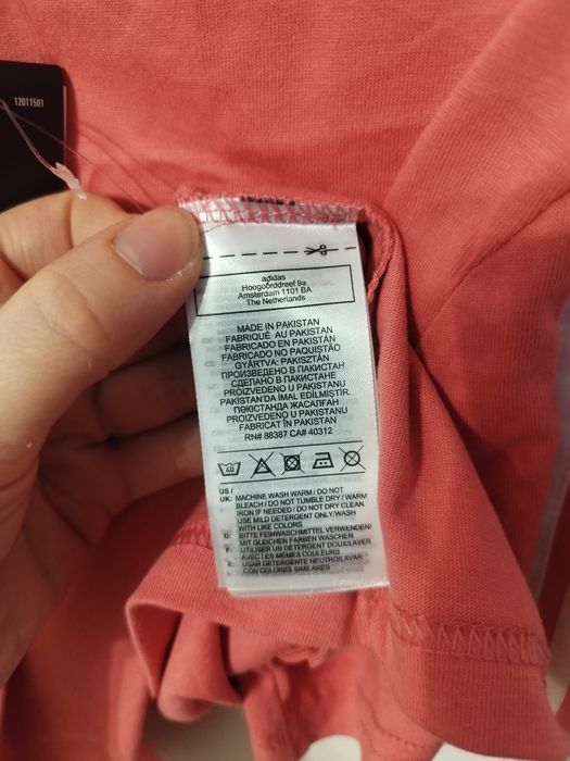 S Koszulka Adidas T-Shirt Essentials 3-Stripes GL0780 Różowy Loose Fit