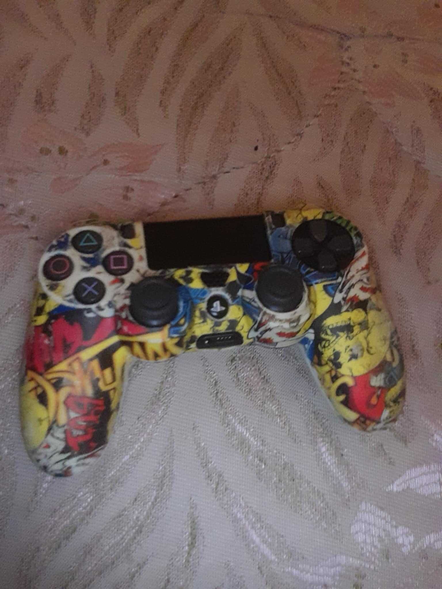 Comando PS4 com capa