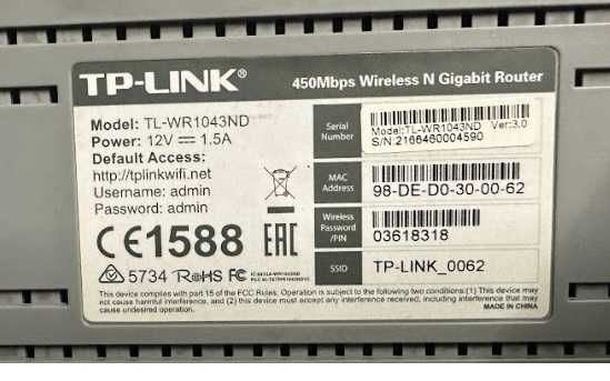 Router TP-Link TL-WR1043ND Używany, Dobry Stan