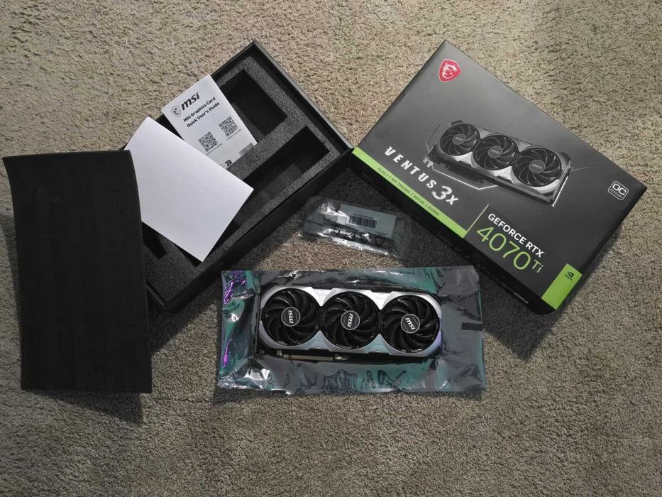 Placa Gráfica RTX 4070 TI 12GB GDDR6X - MSI Ventus 3X OC - GeForce