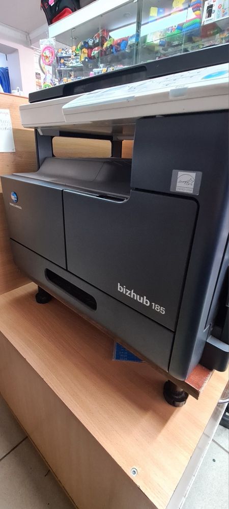 Ксерокс A4-A3 принтер/сканер чб Konica bizhub 185 бу