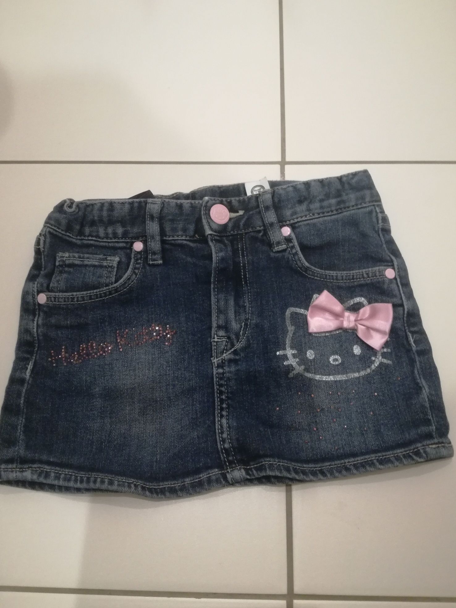 Spódniczka jeansowa H&M Hello Kitty roz 110