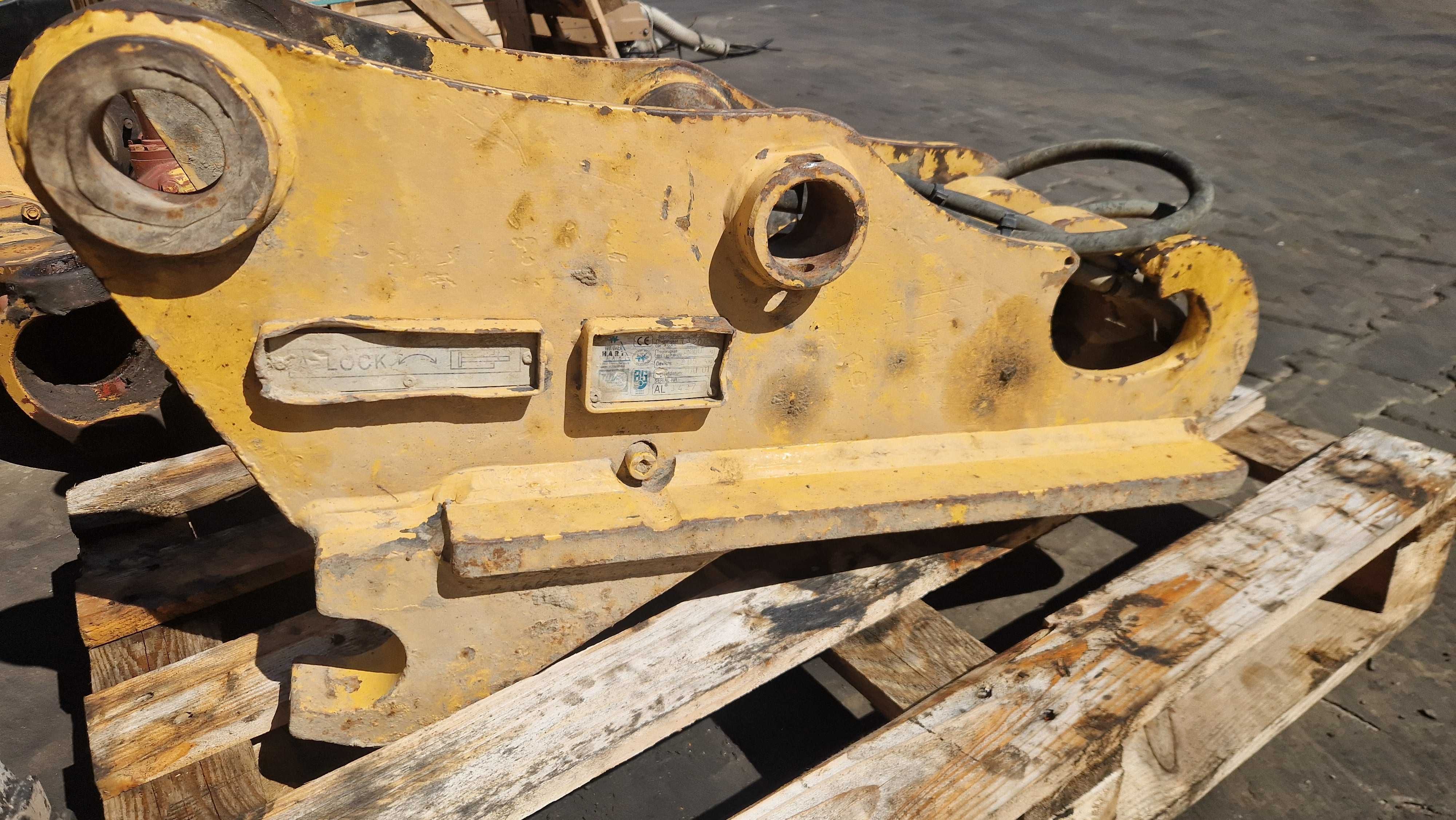 szybko złącze hydrauliczne koparka atlas cat jcb Wimmer hart stahl