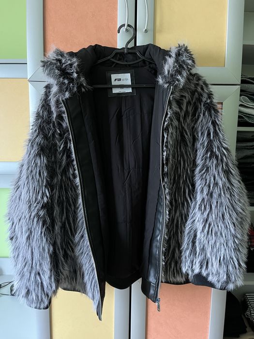 Шуба жіноча, еко хутро, демісезонна