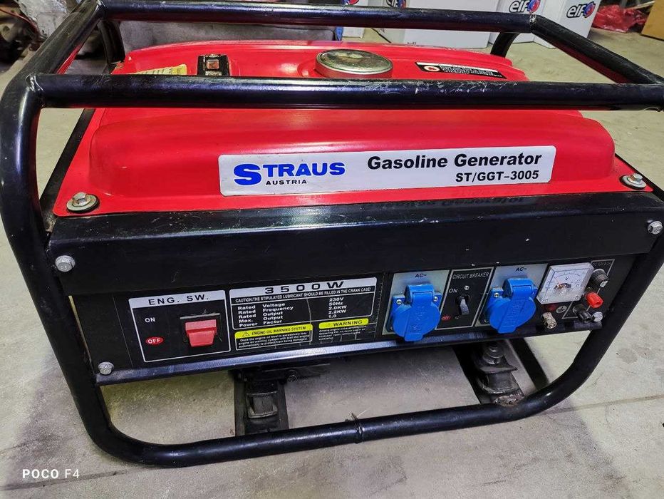 Бензогенератор 3.2 кВт мідь