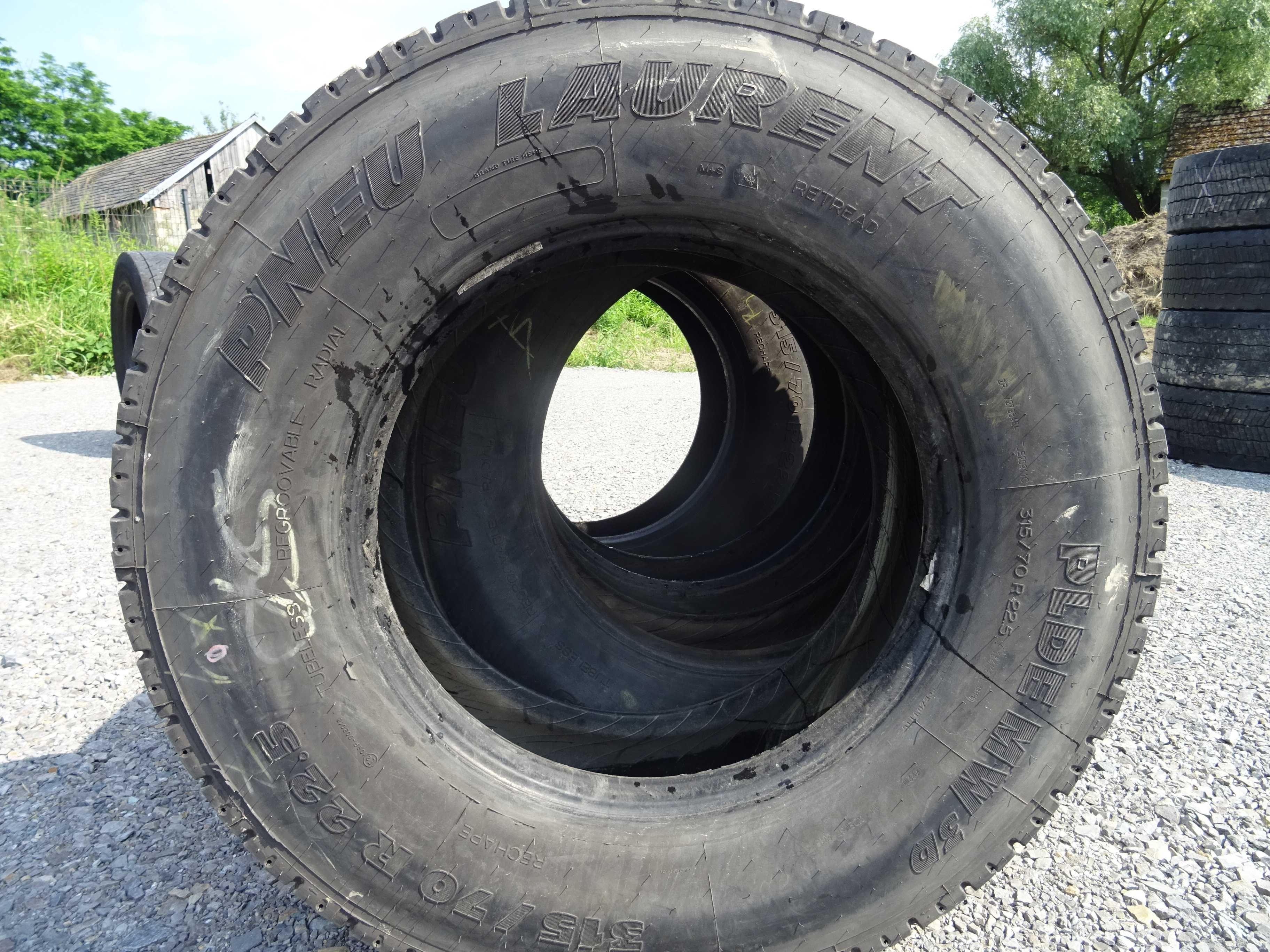opona 315/70R22.5 PNEU-LAURENT PLDE MW 3D(bieżnikowana)(550 netto/szt.