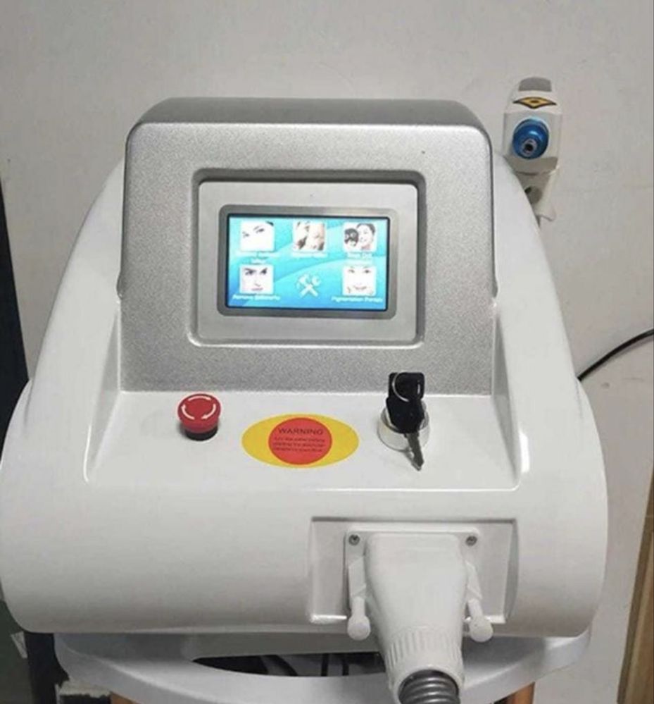 Laser ND YAG para remocao de tatuagem, manchas e fungos nas unhas