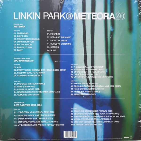 LINKIN PARK -METEORA20- 4 LP-płyta nowa , zafoliowana