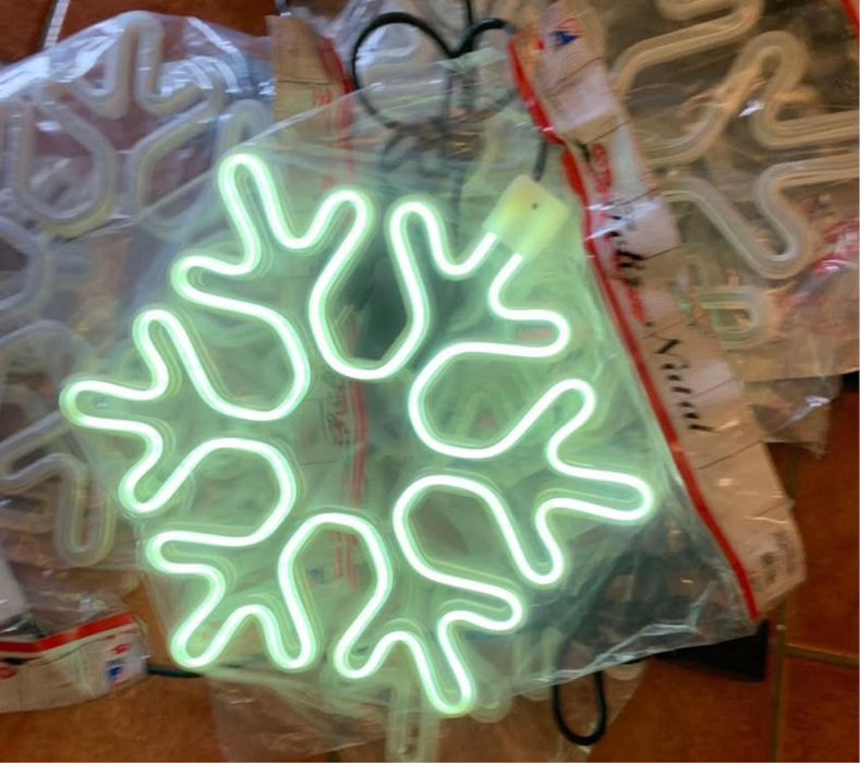 Floco de neve iluminação