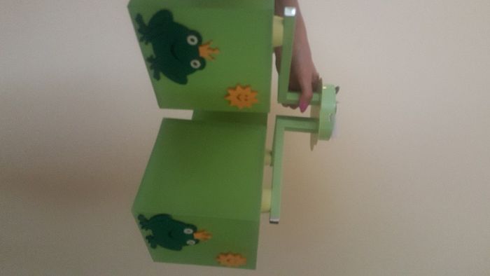 Lampa sufitowa czteropunktowa żabki