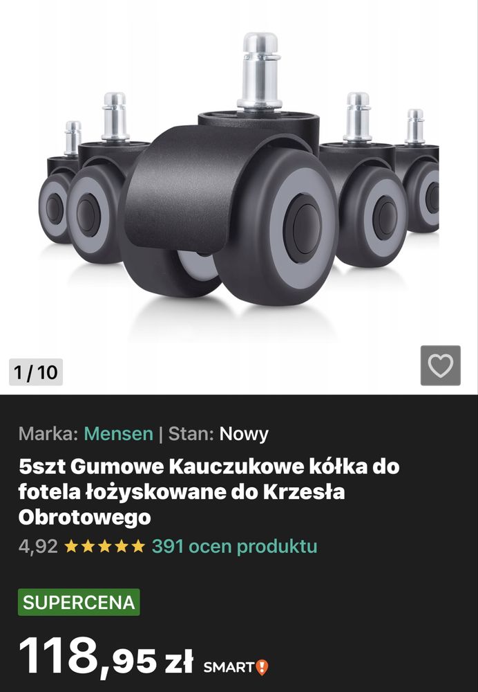 Fotel krzesło biurowe ergonomiczne Markus