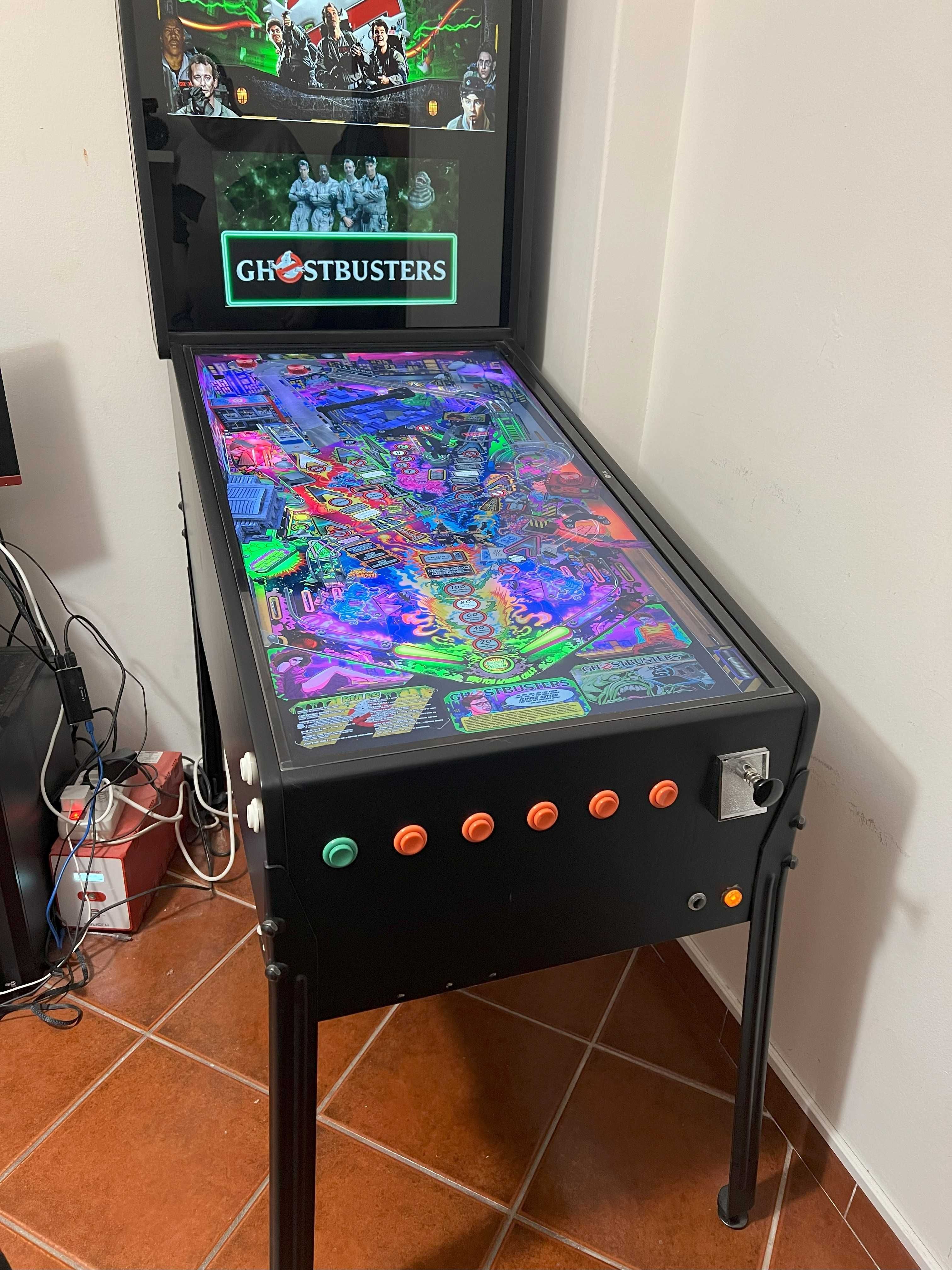 Máquina digital pinball / flippers com mais de 200 mesas - nova,