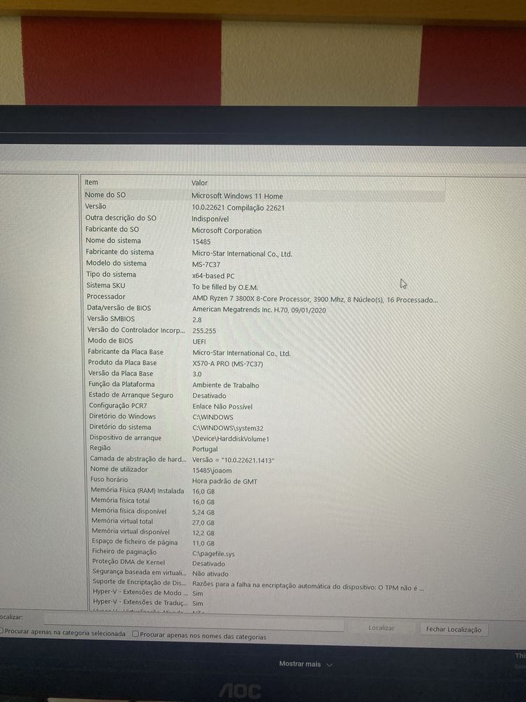 PC Gaming Novo Com todas as caixas dos componentes