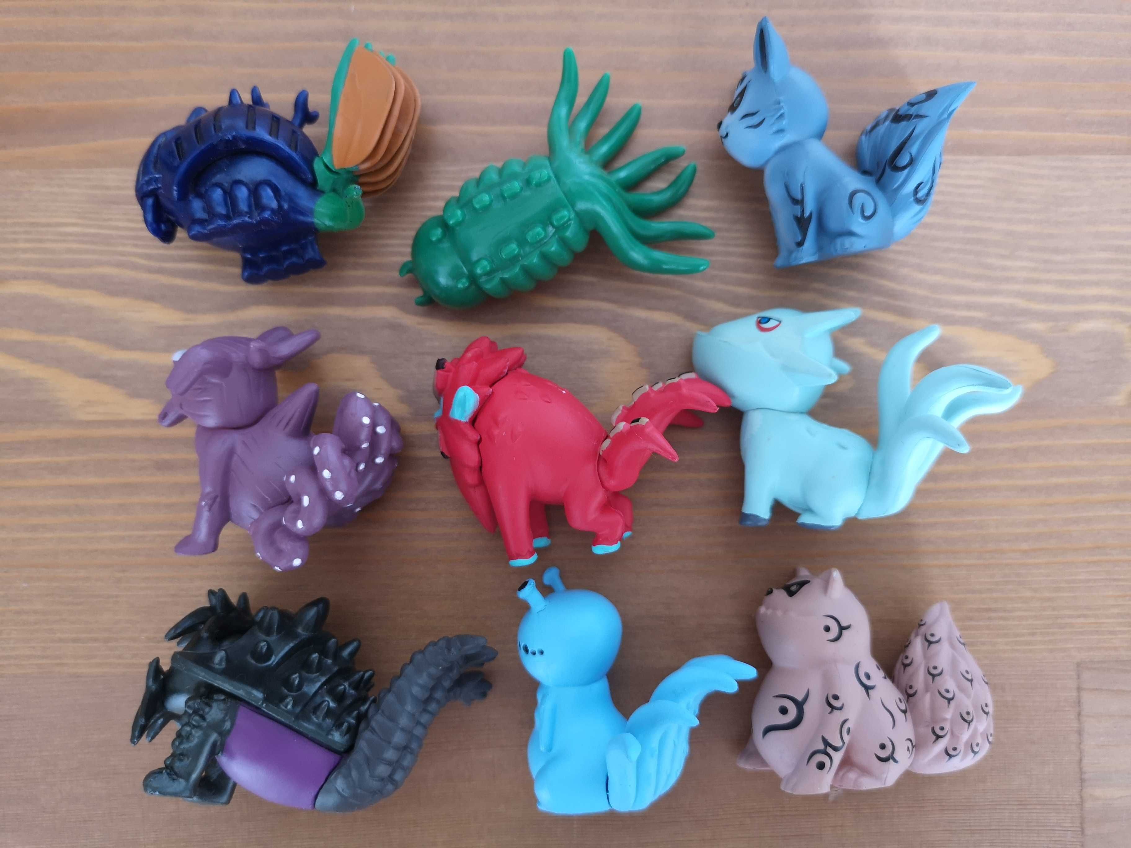 figurki ogoniaste bestie Naruto Tailed Beasts zestaw 9 szt.