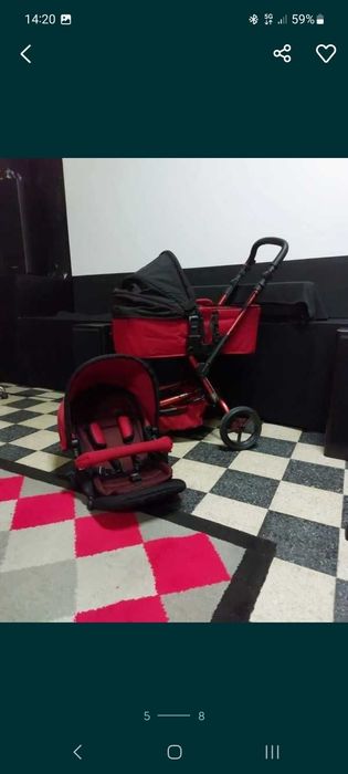 Carrinho de passeio e alcofa Jane Epic