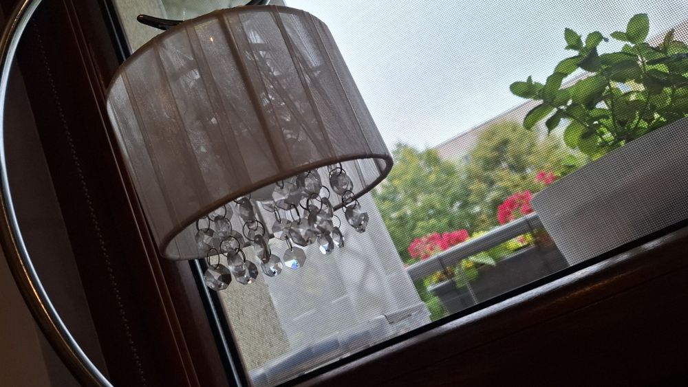 2x żyrandol +lampka nocna