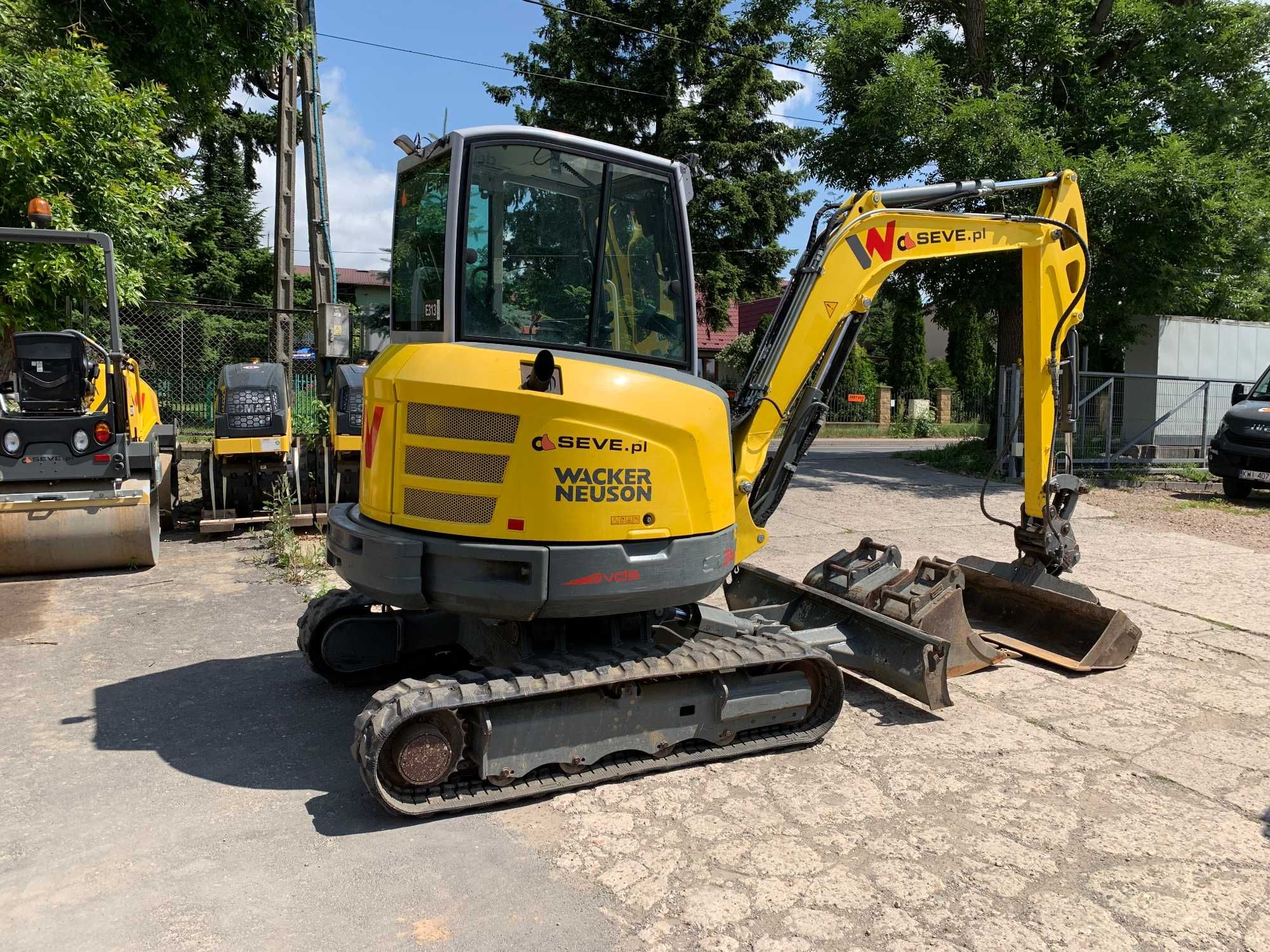 Wacker Neuson EZ 36 VDS minikoparka 4 tony 3 łyżki system poziomowania