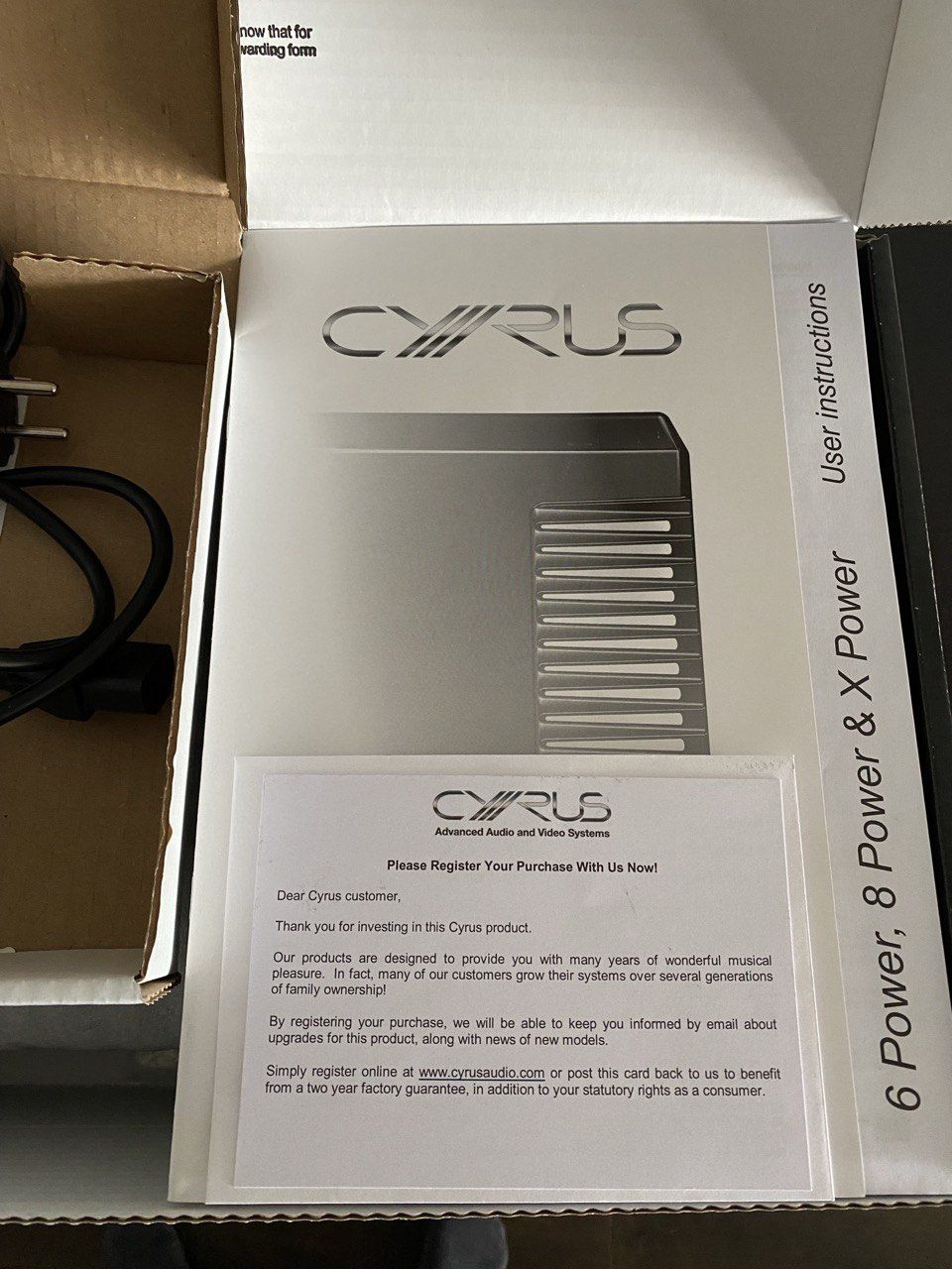 Підсилювач потужності Cyrus 8 Power